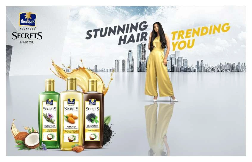 Parachute Advansed Secrets campaign visual
